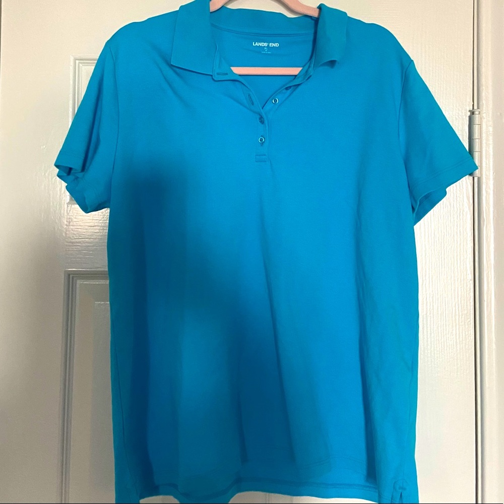 Land’s End Blue Polo